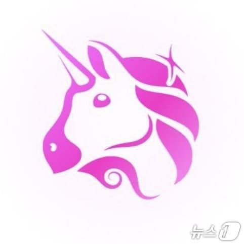 유니스왑 로고. 