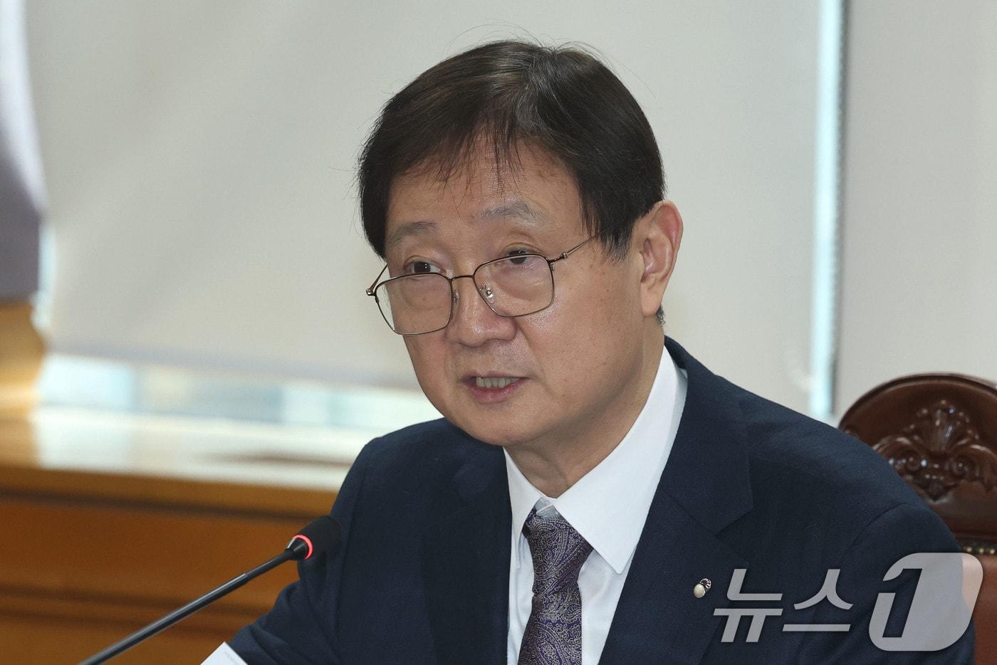 이찬진 금융감독원장이 12일 오후 서울 중구 은행회관에서 열린 은행장과의 간담회에서 발언하고 있다. 2026.2.12 ⓒ 뉴스1 이광호 기자