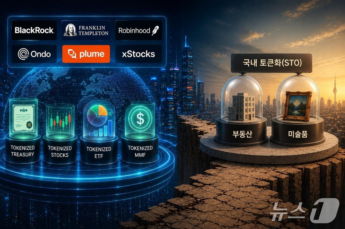 인공지능(AI)을 활용한 일러스트.