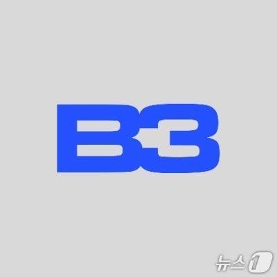 비쓰리 로고.